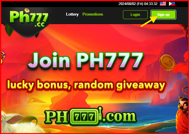 ph777 Registration Button