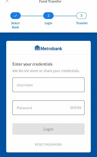 step 3 login bank ph777